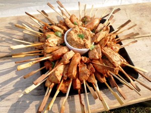 North East - canapes - chicken kebabs